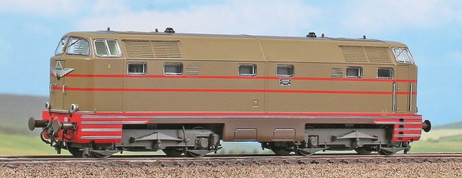 Diesel Hydraulic locomotive D.442.4001 prototype in early 70s livery Digital with Sound (Limited Edition)<br /><a href='images/pictures/ACME/acme60345.jpg' target='_blank'>Full size image</a>